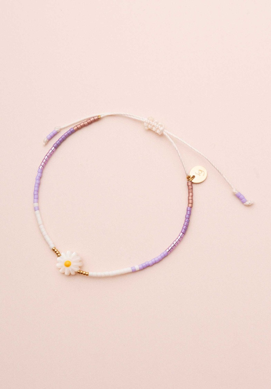 LES CLEIAS All Jewelry | Bracelet Paquerette Brace Violet