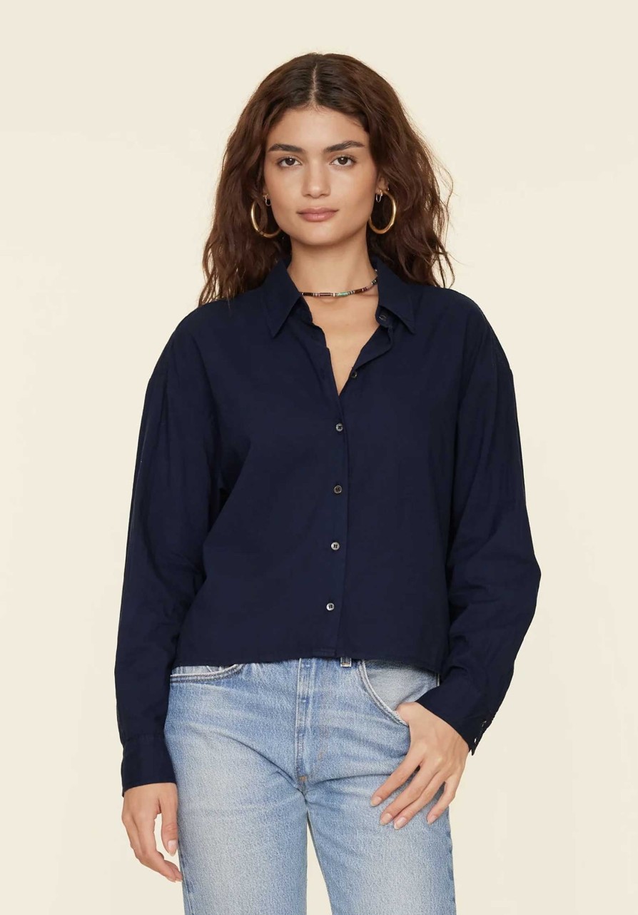 XIRENA Tops & Shirts | Blouse X385117 Corey Top Navy