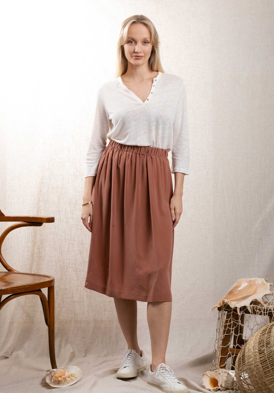 TOUPY Skirts | Skirt Elise Terracota