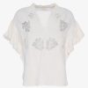 SISSEL EDELBO Tops & Shirts | Blouse Se453 Charm Cotton Off-White