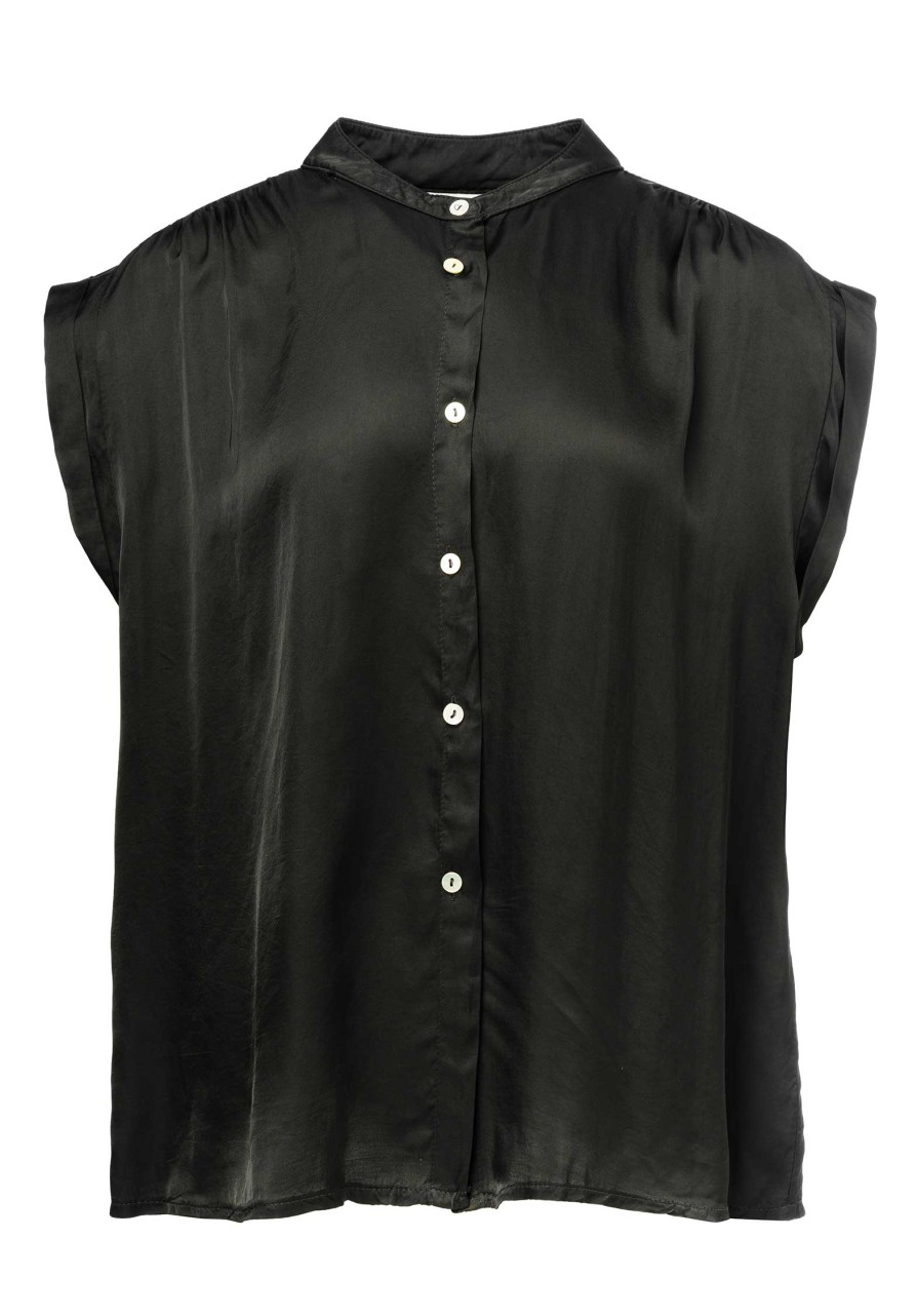 CLEMENCE Tops & Shirts | Blouse 13021 Black