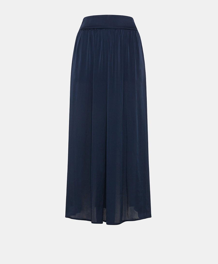 MOMONI Skirts | Skirt Mosk004 Nicolas Skirt Blu-Notte