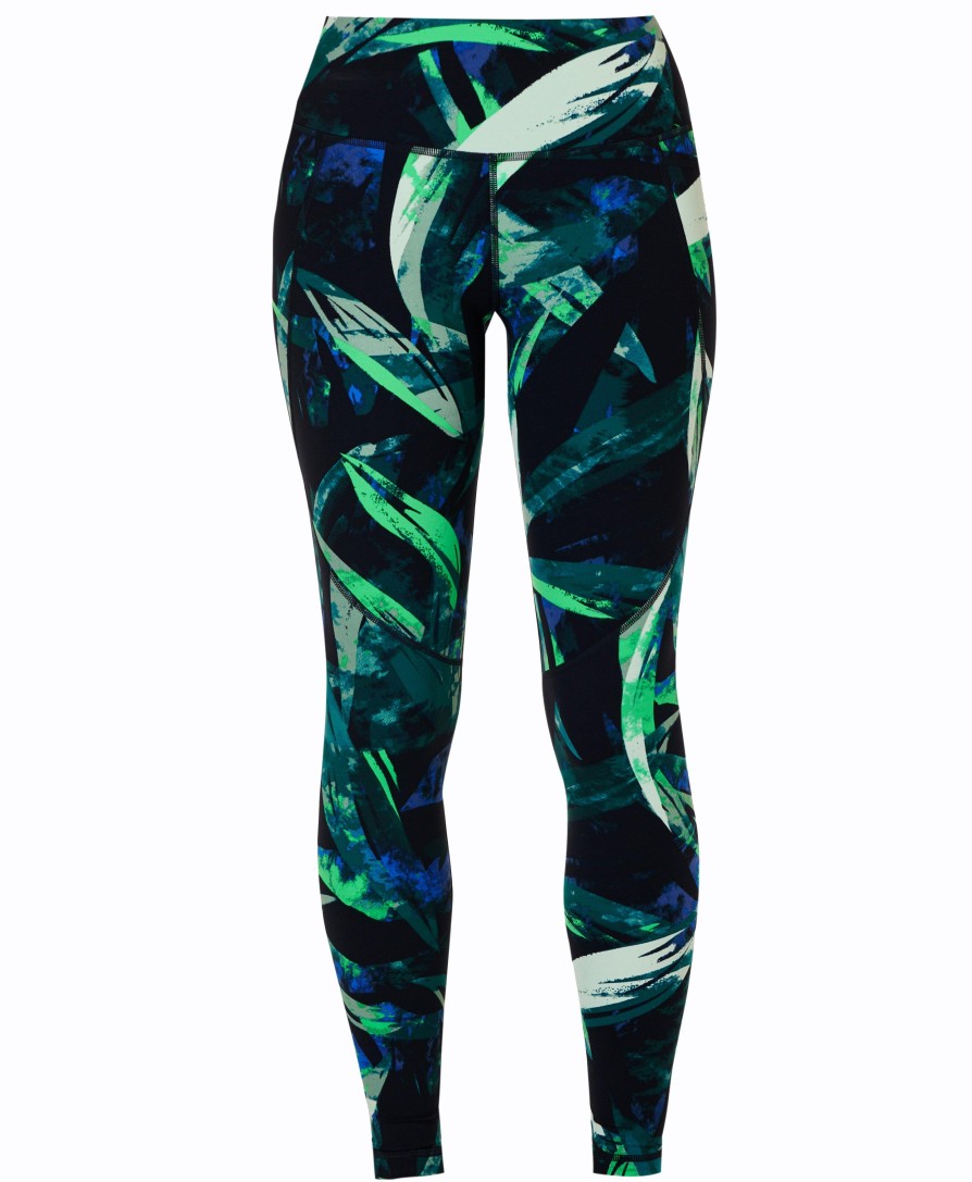 SWEATY BETTY Leggings | Power 7/8 Workout Leggings Sb5400A 78 Green-Areca-Palm-Pri