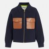 ESSENTIEL ANTWERP Jackets | Jacket Feather Navy