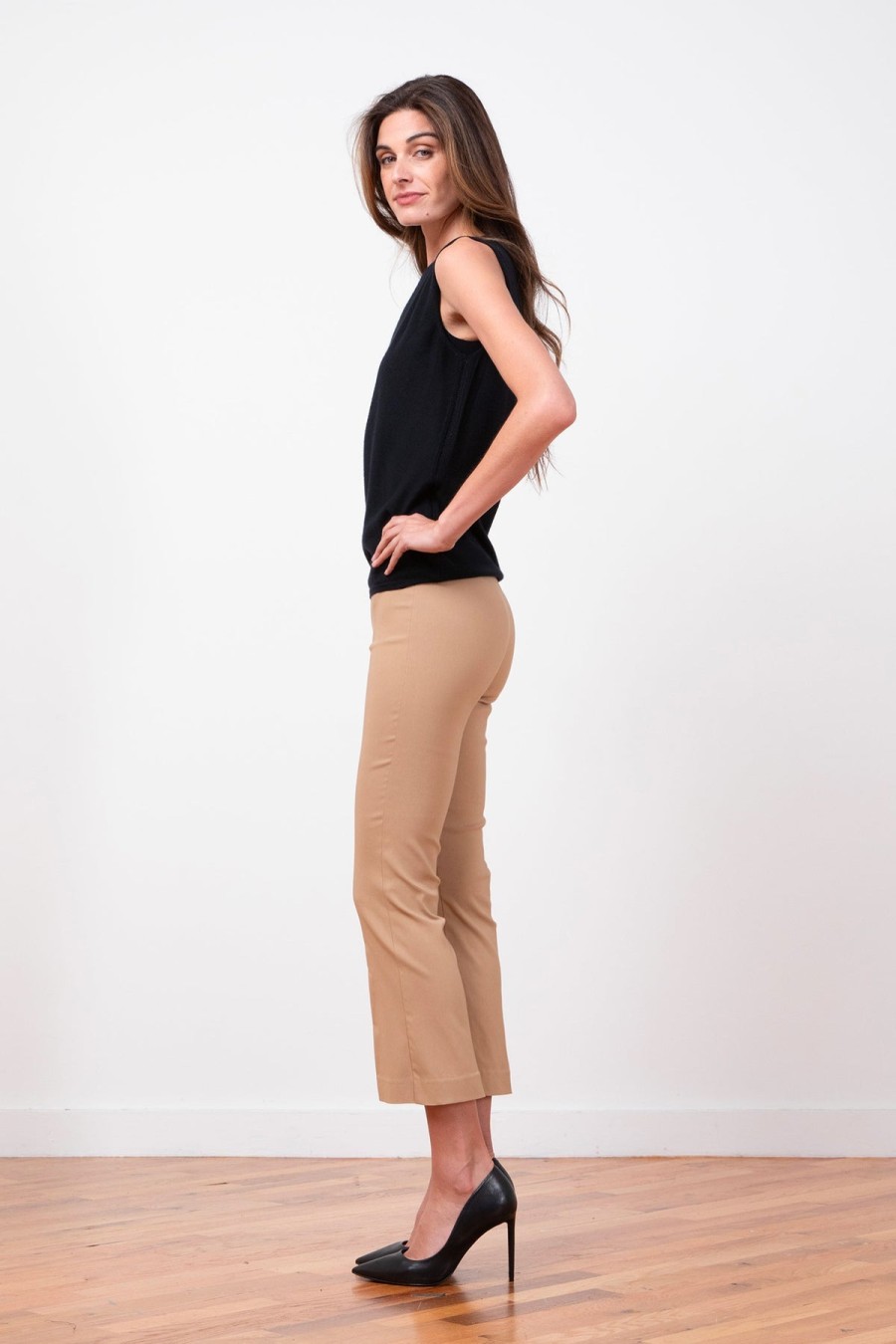 AVENUE MONTAIGNE Pants & Shorts | Pants Leo Sig Leo Signature Camel