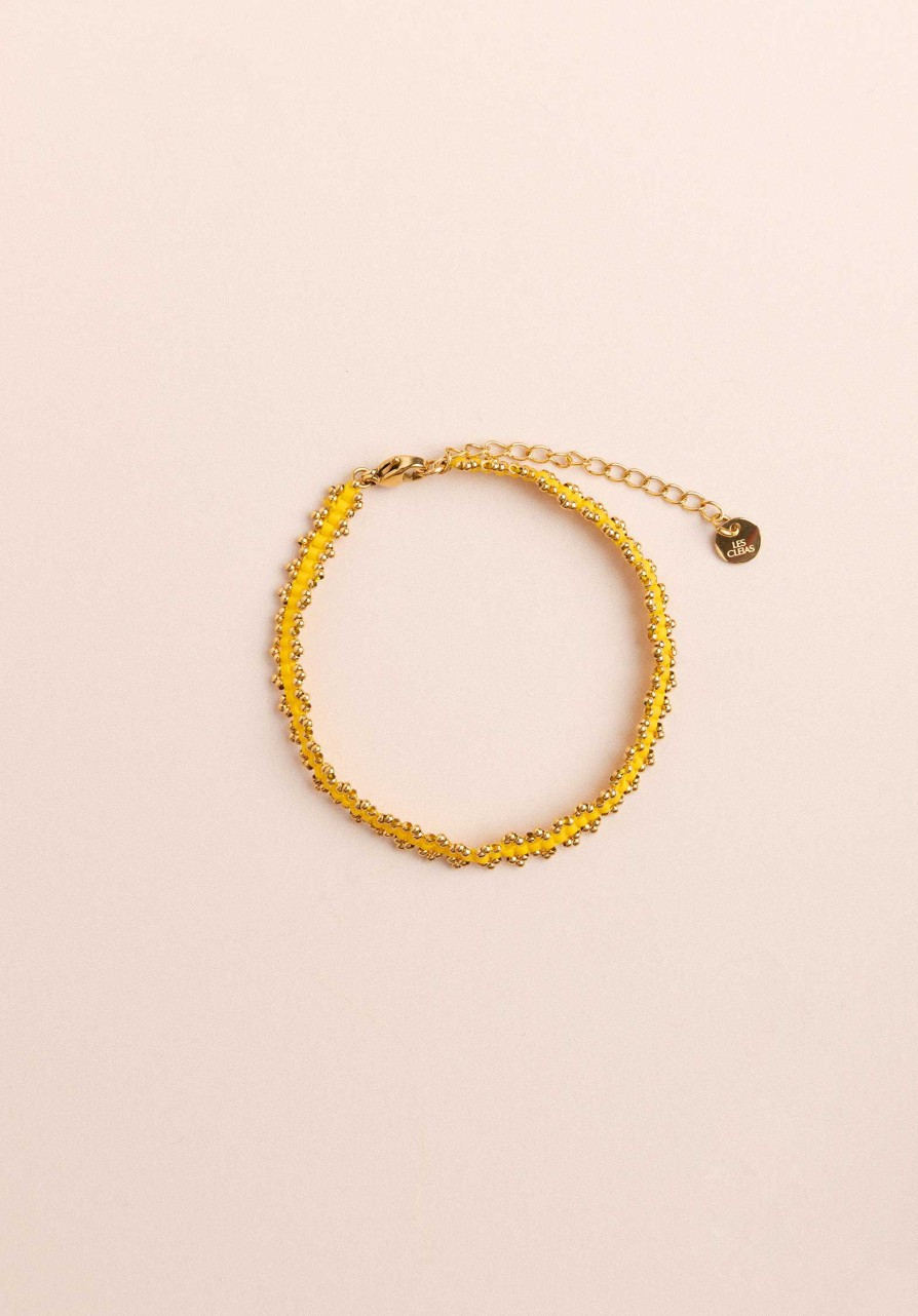 LES CLEIAS All Jewelry | Bracelet Daisy A2023Br02-24 Yellow