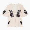 LEON & HARPER Tops & Shirts | Blouse Chloe Tcc Chloe Tcc01 Bird Off-White