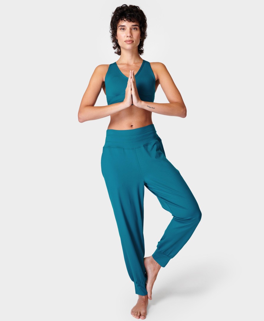 SWEATY BETTY Pants & Shorts | Gaia 27 Performance Yoga Pants Sb9555S Reef-Teal-Blue