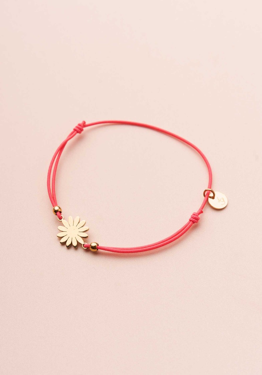 LES CLEIAS All Jewelry | Bracelet Elastique Bracel Rose-Fluo