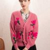 CLEMENCE Sweaters & Cardigans | Cardigan Ih23631 Berry