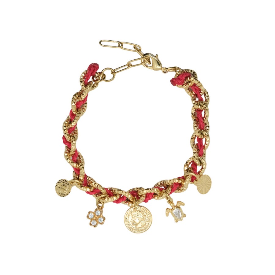 MONSENS All Jewelry | Bracelet Bracelet Byza Bracelet Byzance Rouge