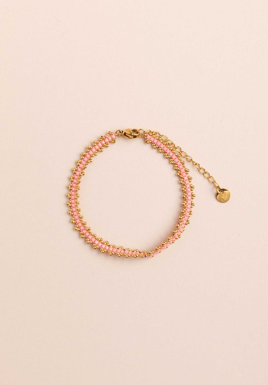 LES CLEIAS All Jewelry | Bracelet Daisy A2023Br02-23 Pink