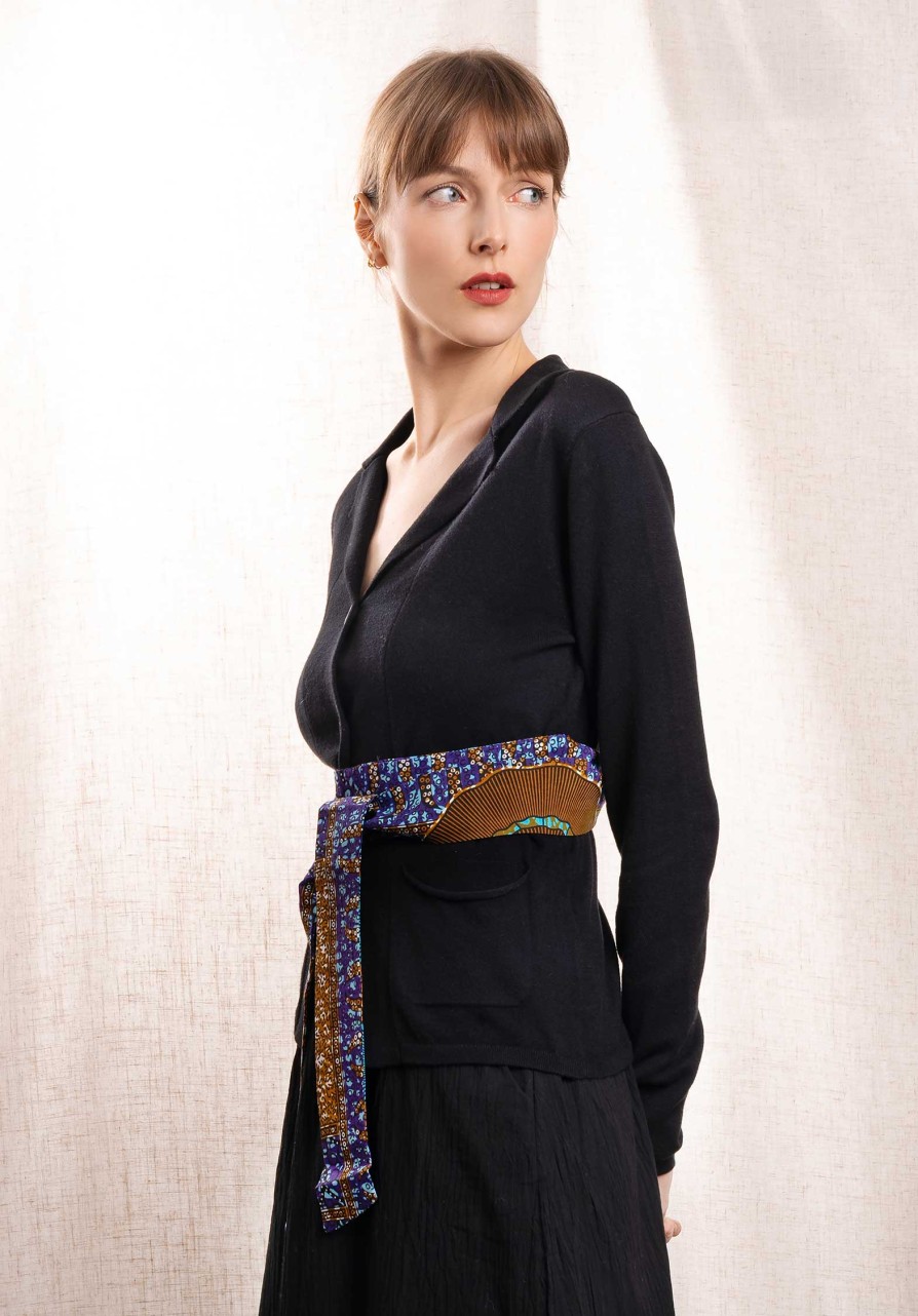 CLEMENCE Shop Scarfs & Belts | Belt Belt1 Blue-Brown