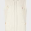 GERARD DAREL Gerard Darel | Pullover/Vest Lizzie Dzu09Z216 Ecru