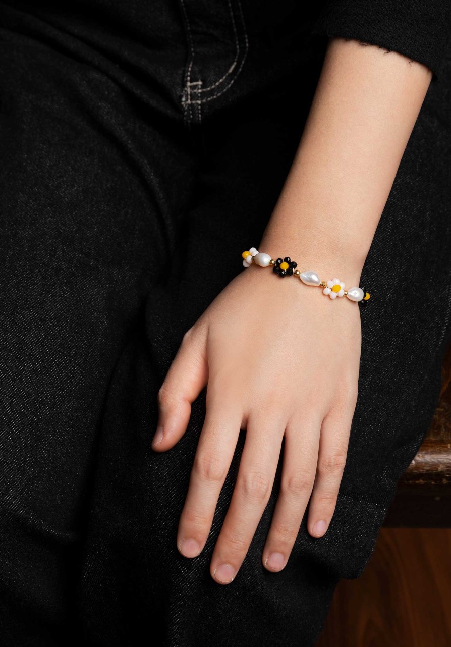 LES CLEIAS All Jewelry | Bracelet Yasmine A2209Br02-9 Black