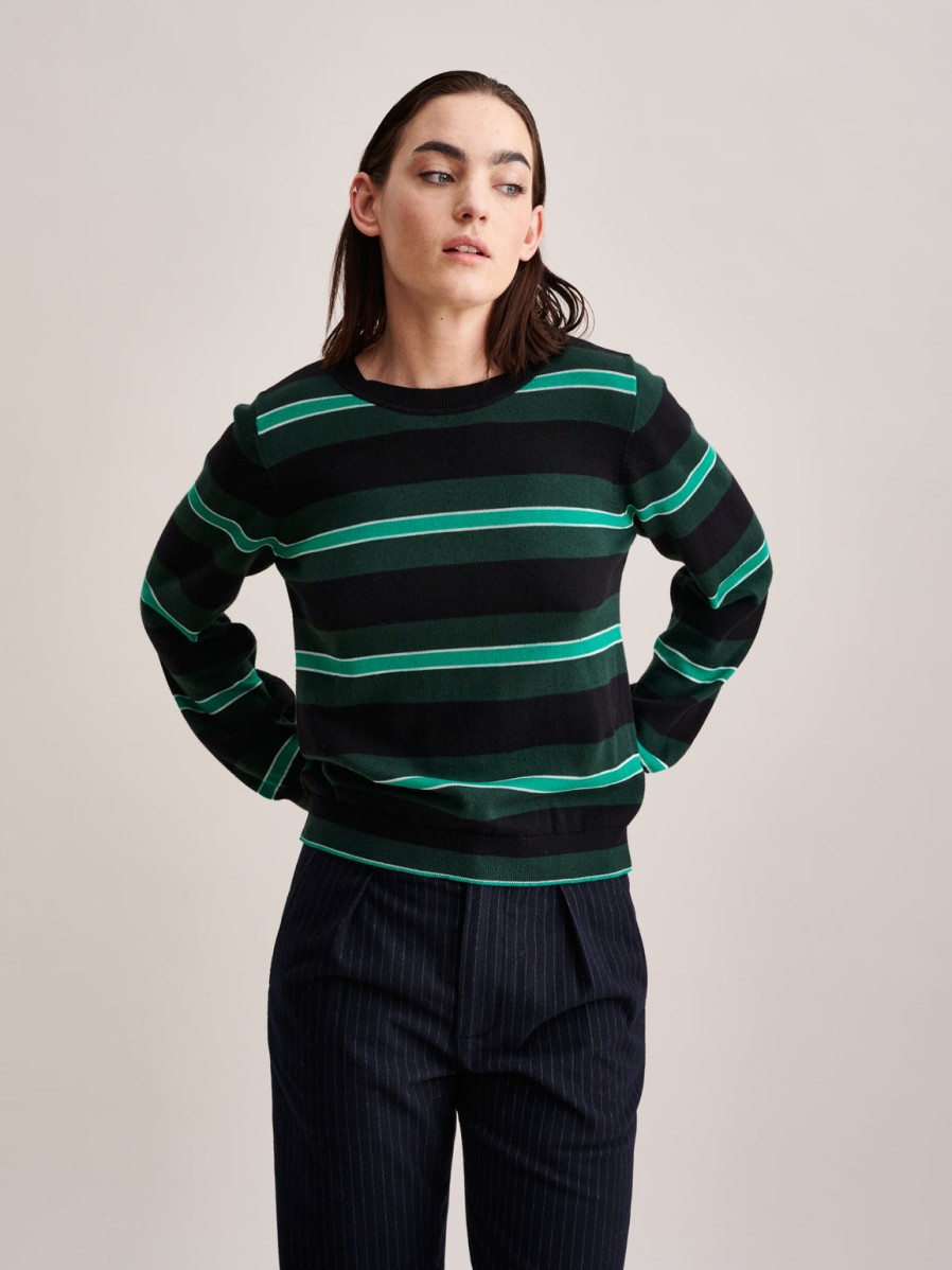 BELLEROSE Sweaters & Cardigans | Pullover Gopsy32 K10 Gopsy32 K1008S Stripe-A