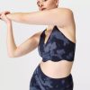 SWEATY BETTY Underwear | Power Contour Plunge Bra Sb8557A Blue-Fade-Print