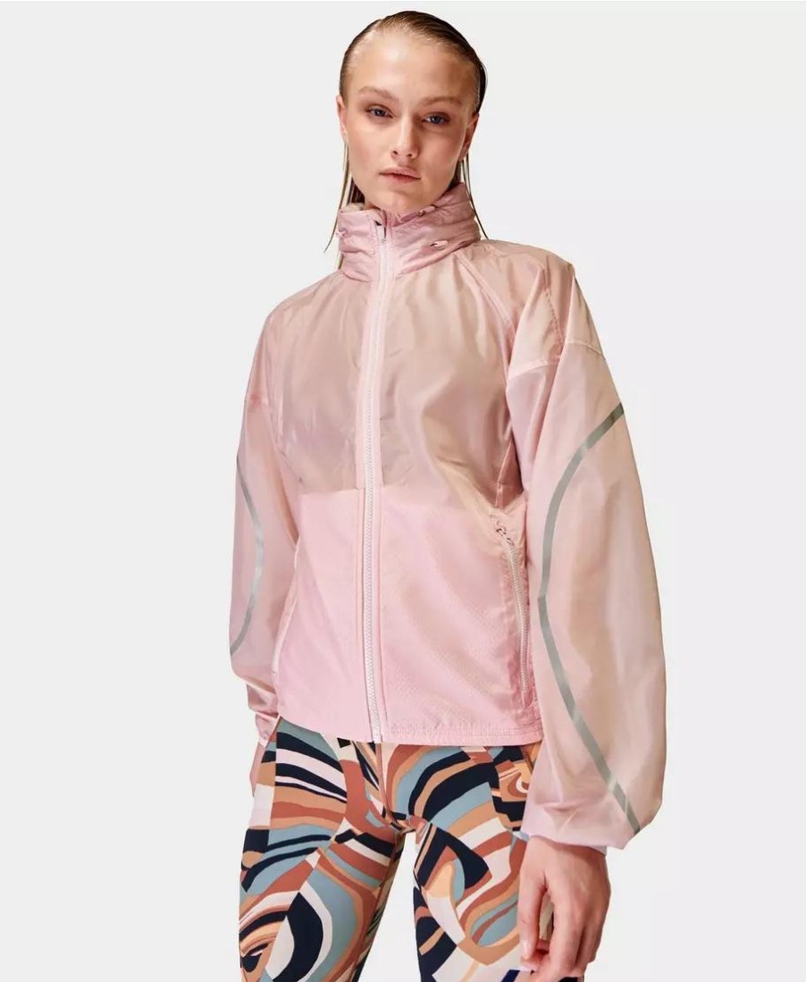 SWEATY BETTY Jackets | Pack Away Jacket Sb8018 Veil-Pink