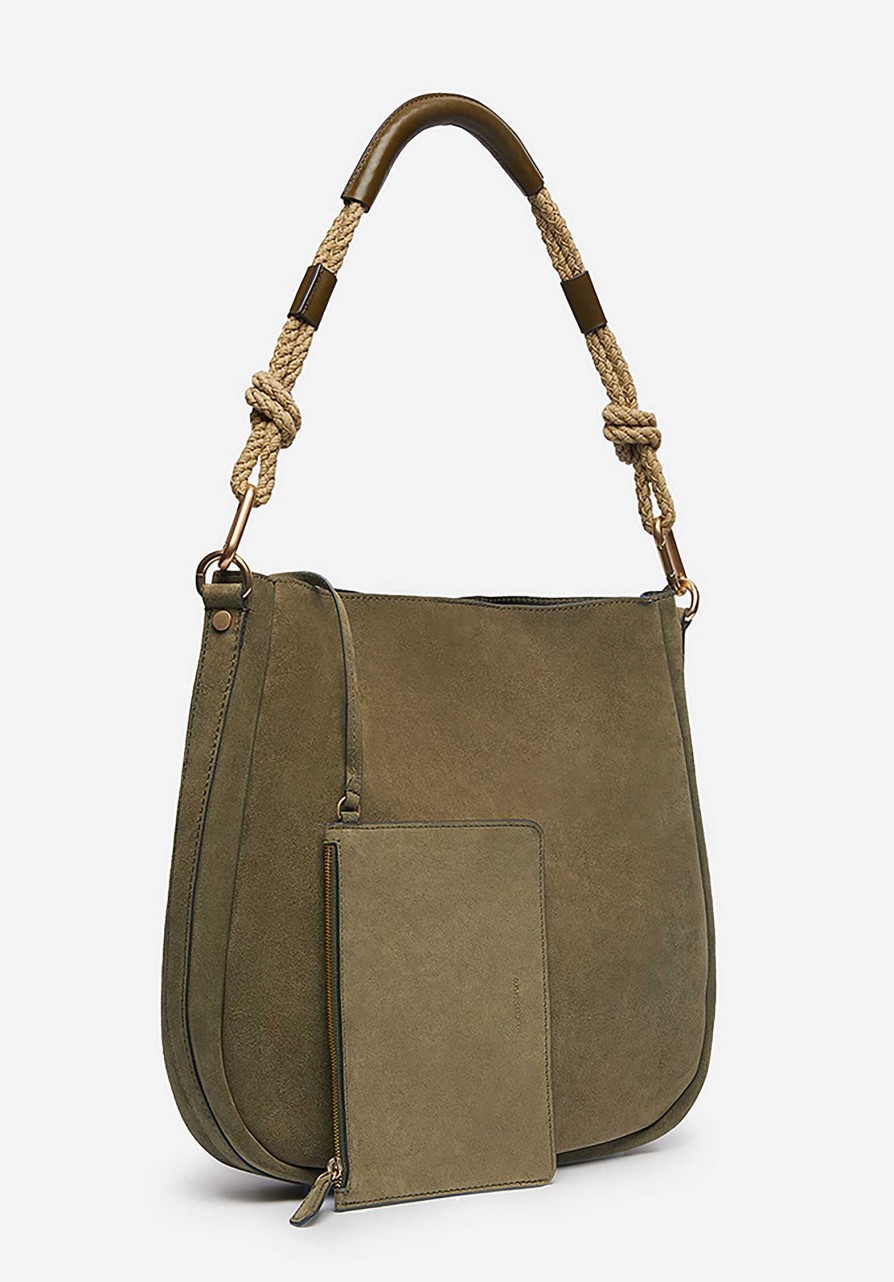 VANESSA BRUNO All Bags | Shoulder Bag Hobo Rond 1Hvd46-V40591 Olive