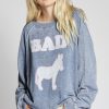 RECYCLED KARMA Sweaters & Cardigans | Bad A** Sweatshirt Sweater 301455 Vintage-Blue