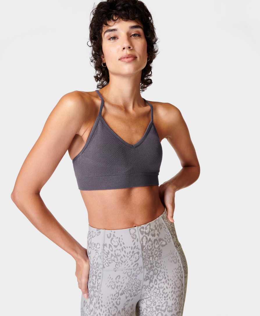 SWEATY BETTY Underwear | Mindful Flex Seamless Yoga Bra Sb9432 Urban-Grey