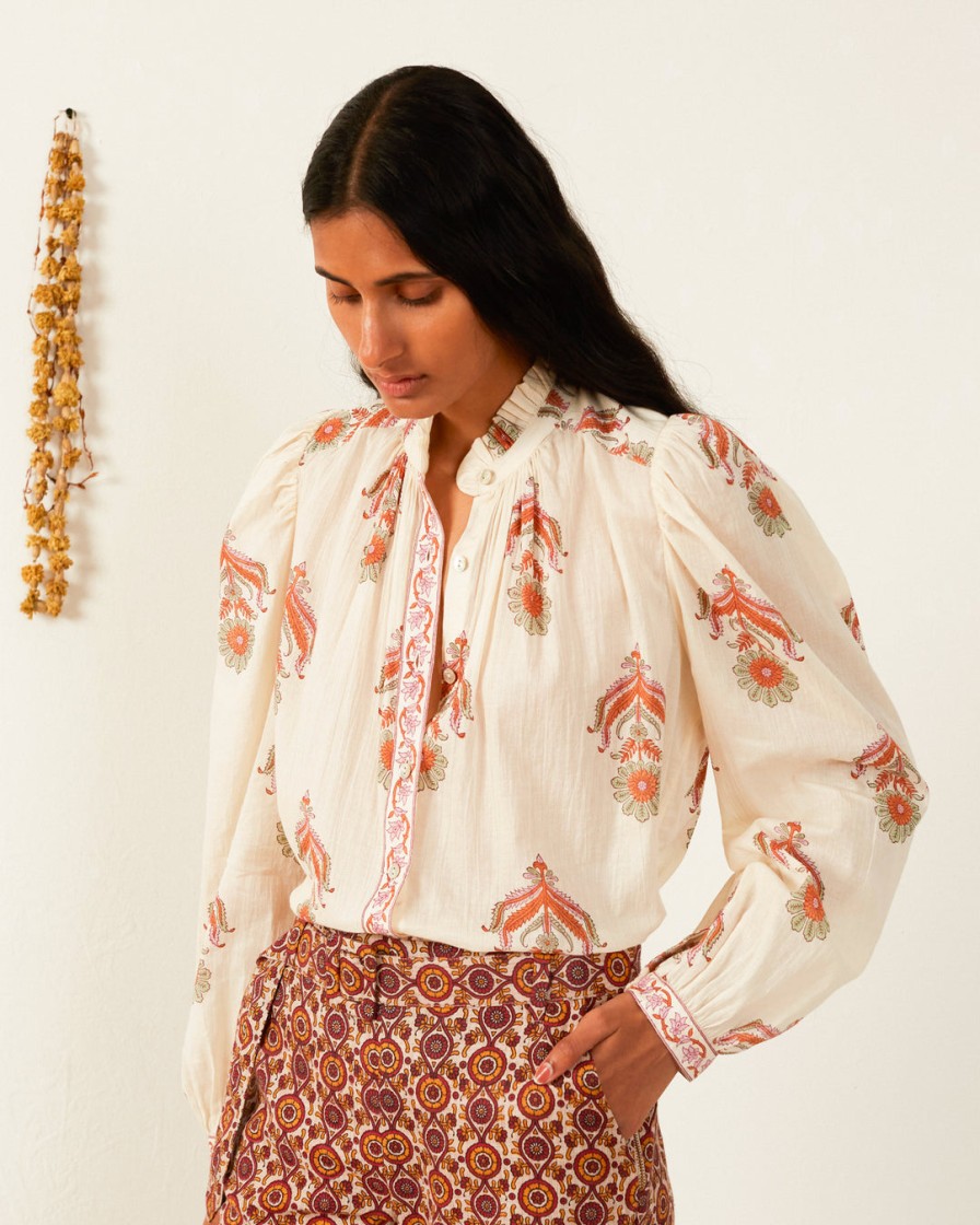 ALIX OF BOHEMIA Tops & Shirts | Blouse Rs24-An Annabel Guava Ca Pink