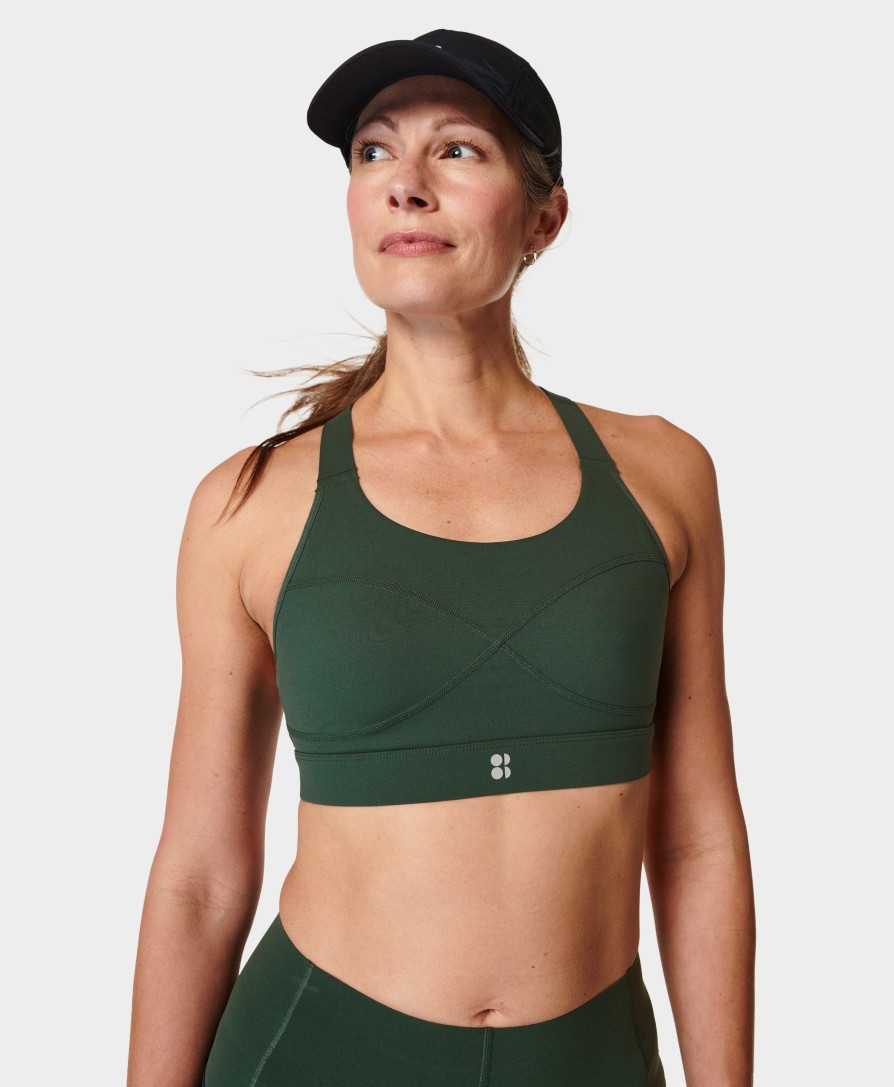 SWEATY BETTY Underwear | Power Medium Support Sports Br Sb8993 Trek-Green