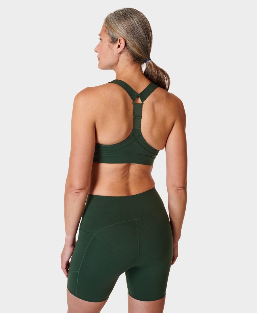 SWEATY BETTY Underwear | Power Medium Support Sports Br Sb8993 Trek-Green