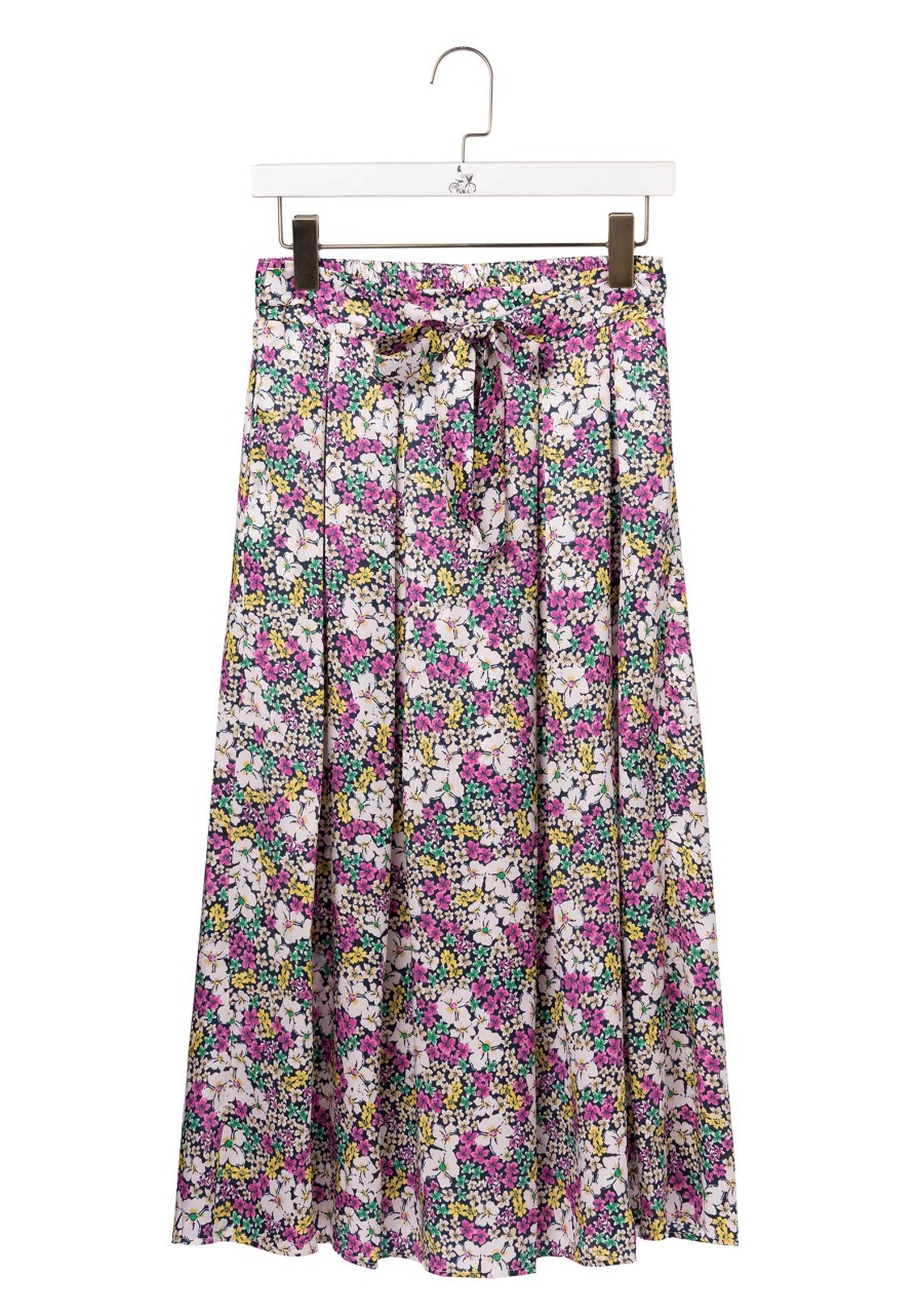 RUE MADAME Skirts | Skirt Skirt Basil Purple-White-Floral