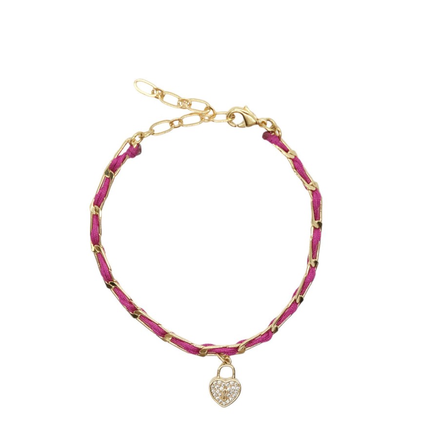 MONSENS All Jewelry | Bracelet Bracelet Bapt Bracelet Bapteme Rose