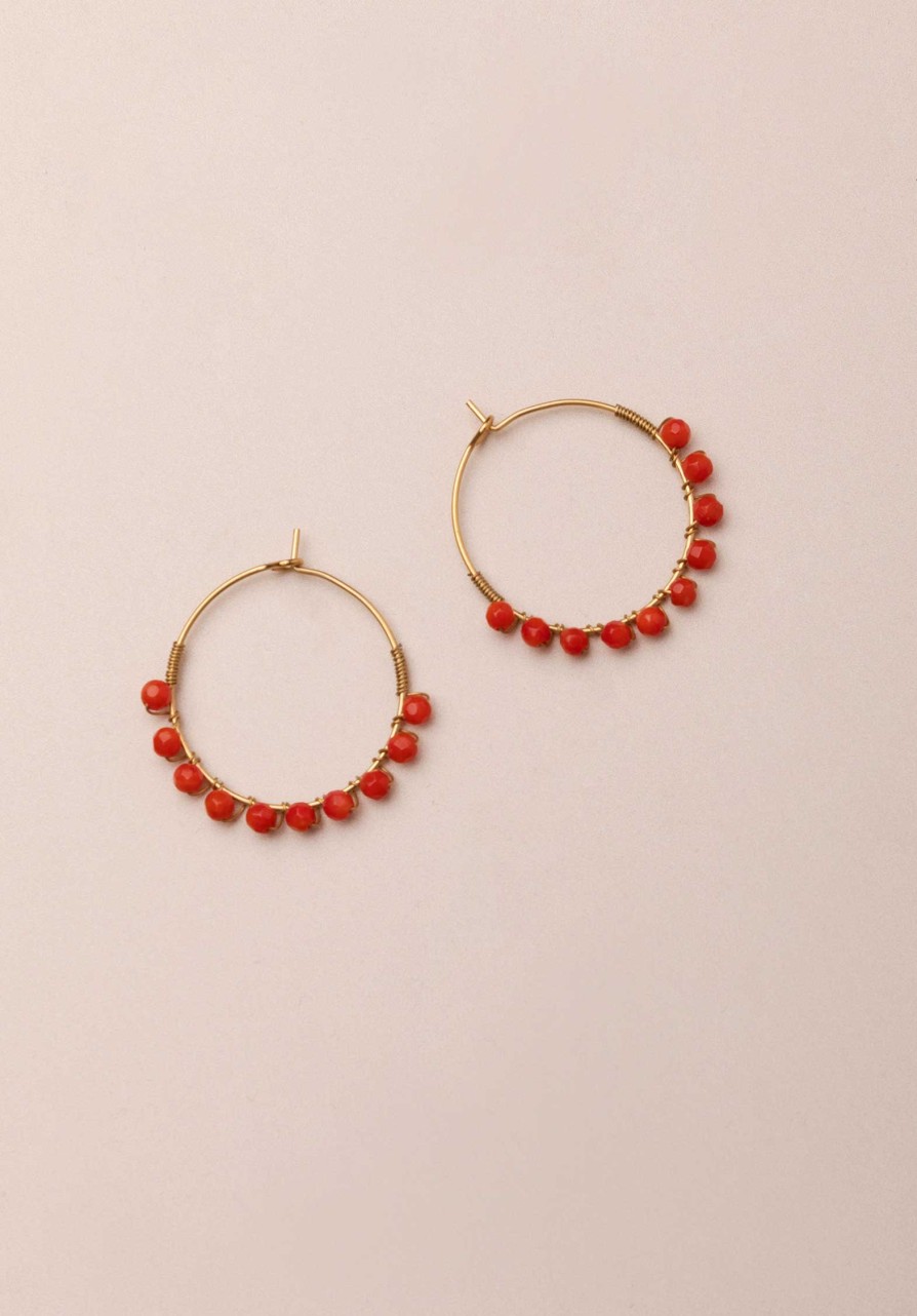 LES CLEIAS All Jewelry | Earring A2026Er01-1 A2026Er01-11 Orange