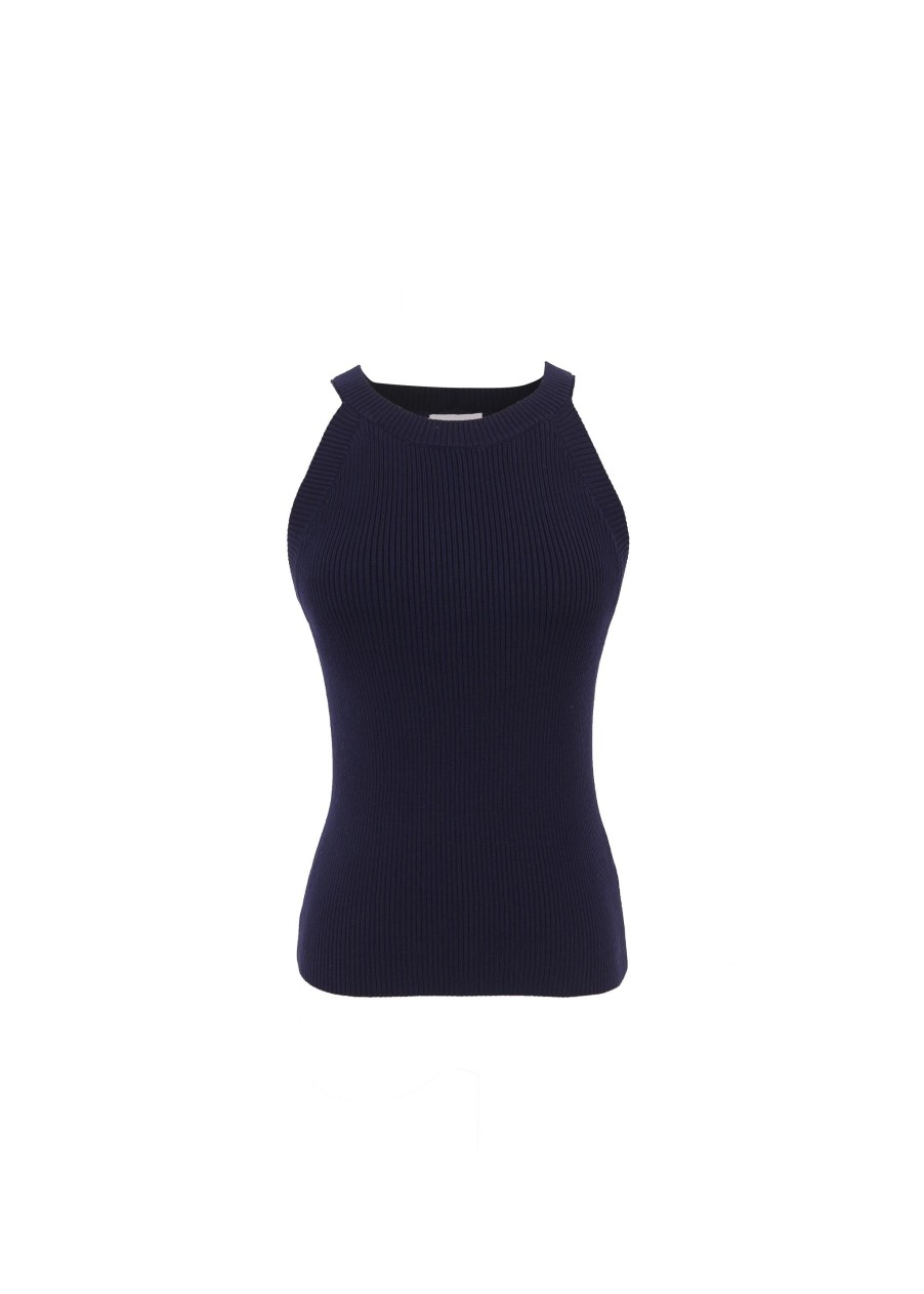 FRNCH T-Shirts | Tank Top Ms24-15 Elona Bleu-Marine