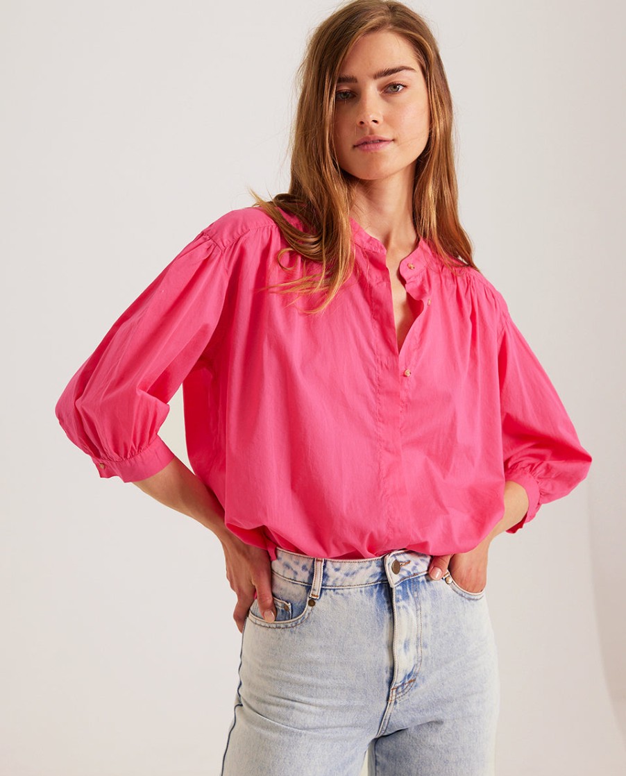 SACRECOEUR Tops & Shirts | Blouse Carla Fushia Rose