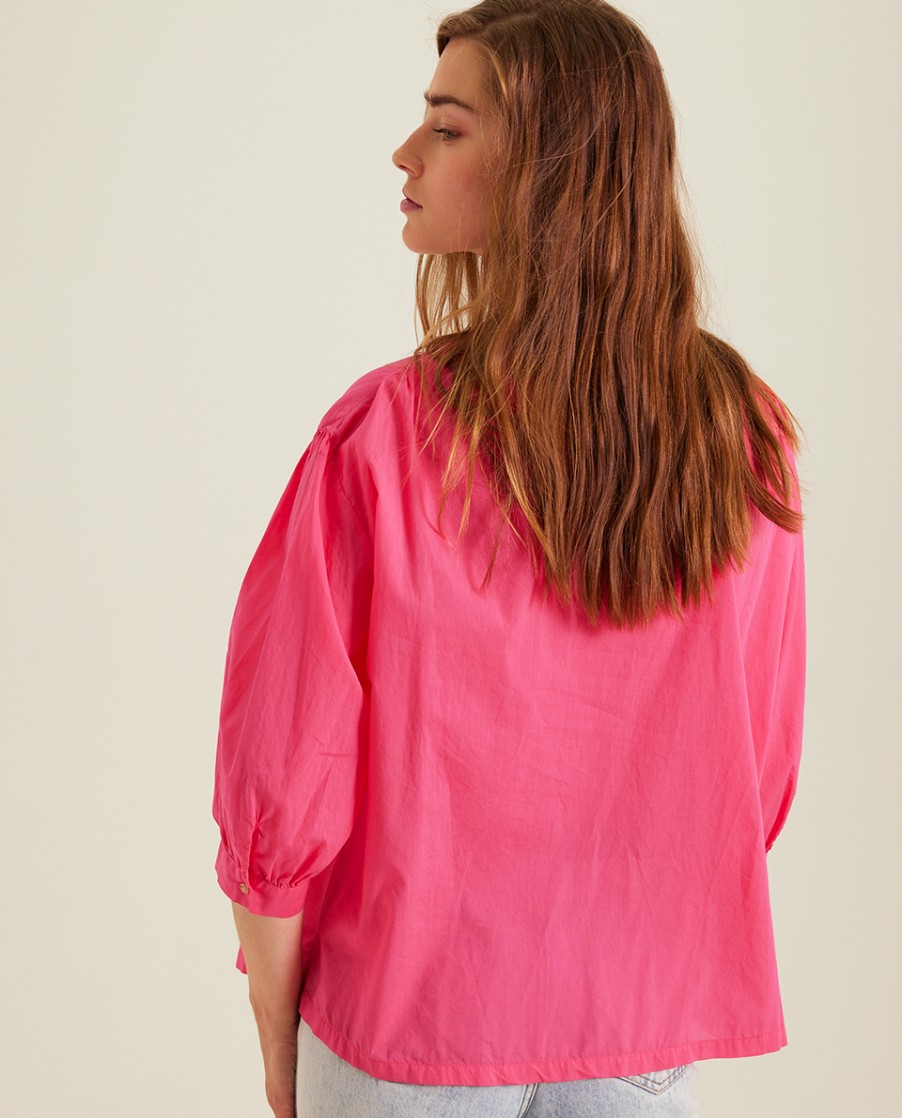 SACRECOEUR Tops & Shirts | Blouse Carla Fushia Rose