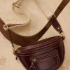 PETITE MENDIGOTE All Bags | Shoulder Bag Sana Cuir Bordeaux