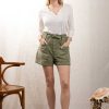 ACQUAVERDE Pants & Shorts | Short Bush Gabardine Bushgab Light-Kaki