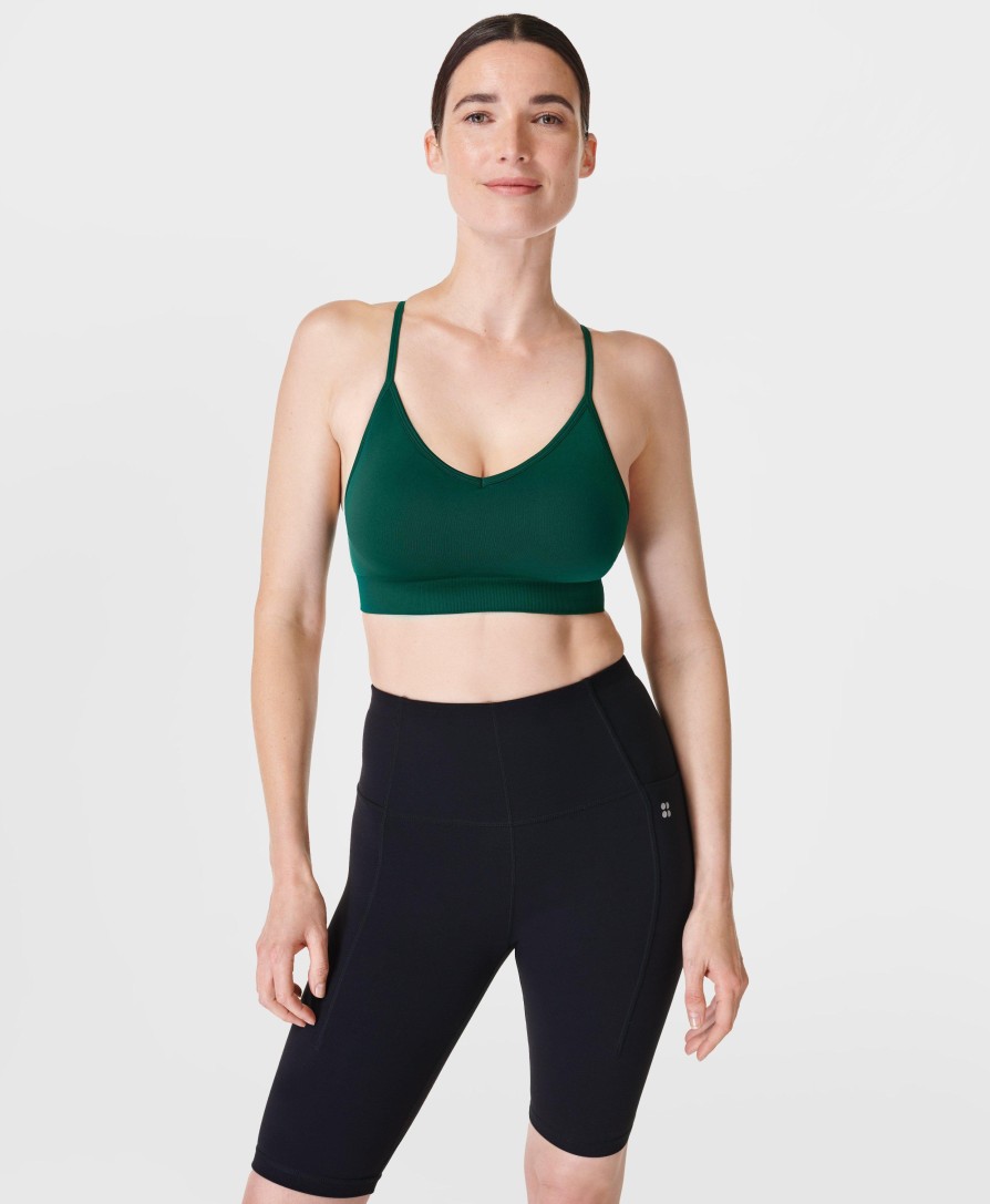 SWEATY BETTY Underwear | Spirit Awakened Yoga Bra Sb8757 Retro-Green