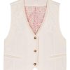 LOUISE MISHA Tops & Shirts | Gilet Frankie Cream