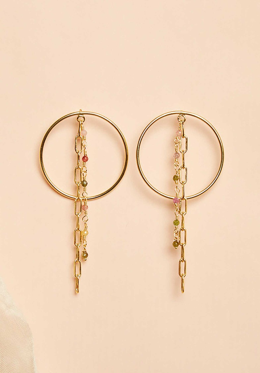 UNE A UNE All Jewelry | Earring Bocit Tourmaline