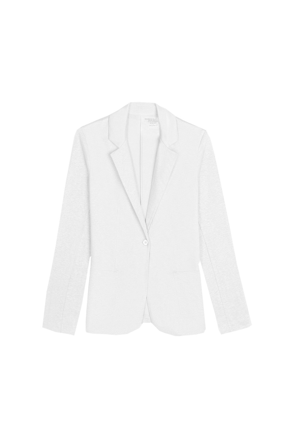 MAJESTIC Jackets | Jacket Lej1Button Blanc