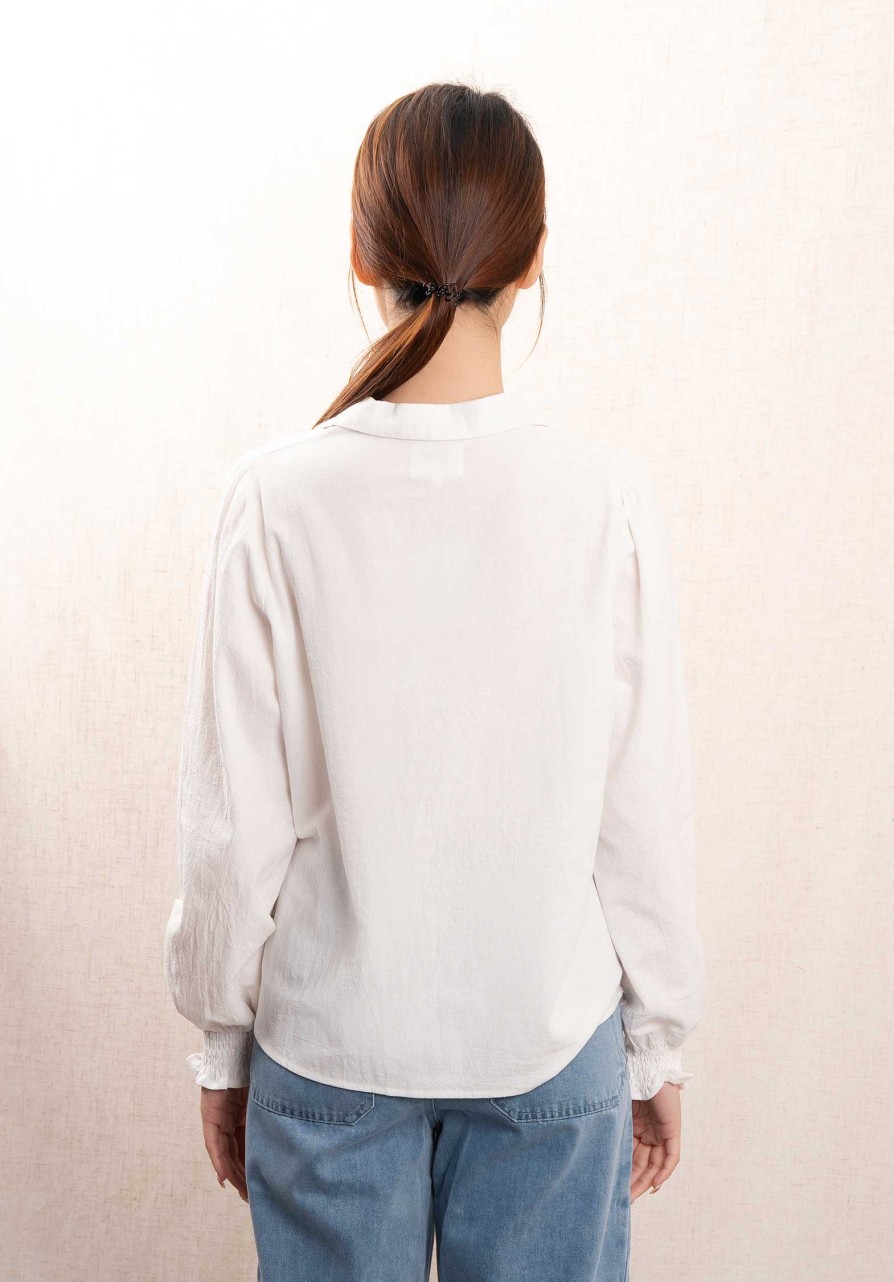 GARANCE Tops & Shirts | Blouse Sea Blouse Ecru