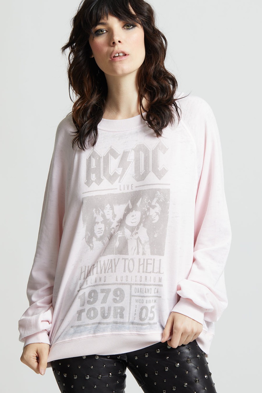 RECYCLED KARMA Sweaters & Cardigans | Sweatshirt Acdc 301341 Rose