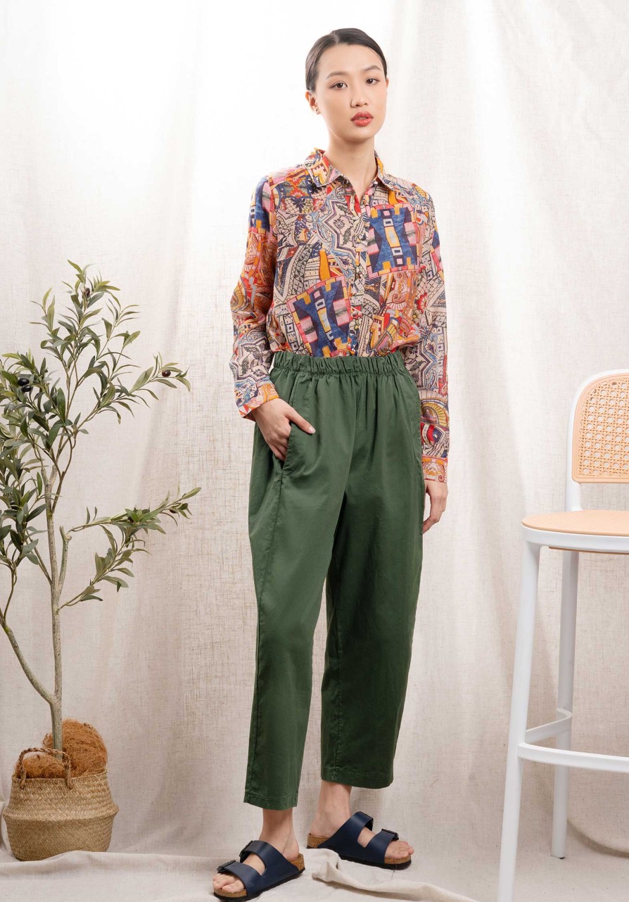 RUE MADAME Pants & Shorts | Pants Magic Magic Fw Green