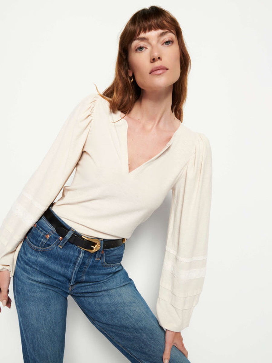 NATION Tops & Shirts | Blouse 1418Rs Arden Parchment