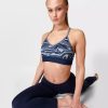 SWEATY BETTY Underwear | Mindful Seamless Yoga Bra Sb5396Cb Navy-Blue-Liquid-Jac