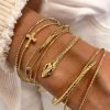 MYA BAY All Jewelry | Bracelet Br-112G Gold