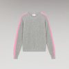 FROM FUTURE Sweaters & Cardigans | Sweatshirt Beaded 2301Wpr00263 1500-Gris-Chine-Fonc