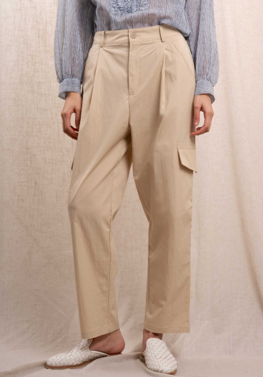 CLEMENCE Pants & Shorts | Pants Sc91 Creme