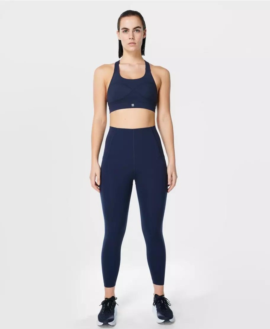 SWEATY BETTY Underwear | Power Medium Impact Sports Bra Sb8993 Navy-Blue