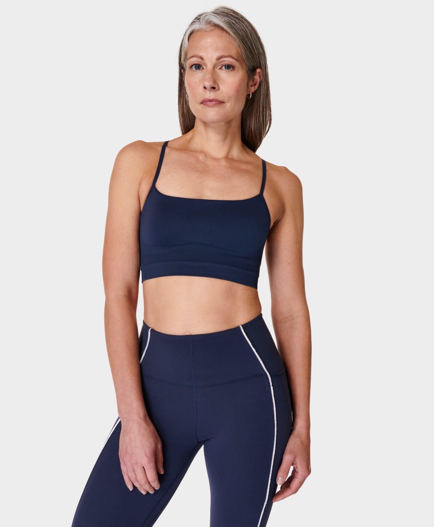 SWEATY BETTY Underwear | Spirit Restored Yoga Bra Sb9610 Navy-Blue